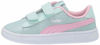 Picture of PUMA Girls' Smash V2 Velcro Sneaker fair Aqua-Pale Pink Silver White, 3.5 M US Big Kid - Size: 3.5 Big Kid