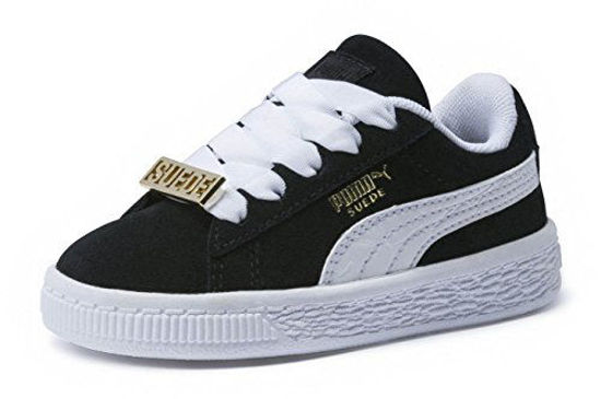 Picture of PUMA Kids Baby Boy's Suede Classic Bboy Fabulous (Toddler) Black White 9 Toddler - Size: 9 Toddler