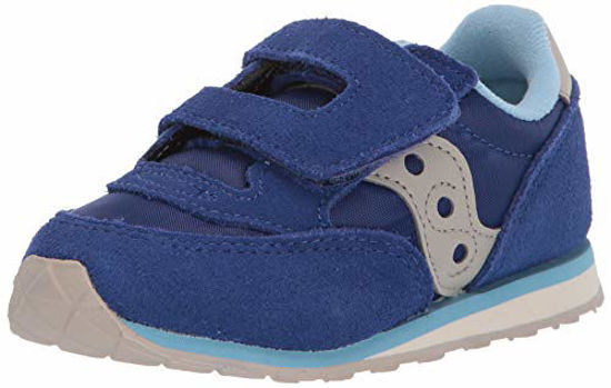 Picture of Saucony Unisex-child Baby Jazz Hook & Loop Seasonal Sneaker, Blue, 7.5 M - Size: 7.5 Little Kid