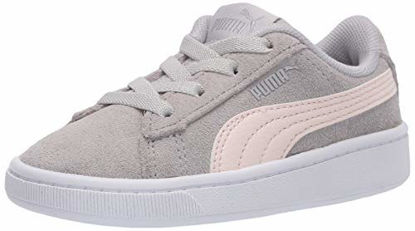 Picture of PUMA baby girls Vikky Slip on Sneaker, Gray Violet-rosewater-puma Silver-puma White, 10 Toddler US - Size: 10 Toddler