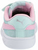 Picture of PUMA Girls' Smash V2 Velcro Sneaker, Fair Aqua-Pale Pink-Silver-White, 10.5 M US Little Kid - Size: 10.5 Little Kid