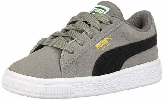 Picture of PUMA Baby Suede Classic Sneaker, Charcoal Gray Black, 7 M US Toddler - Size: 7 Toddler