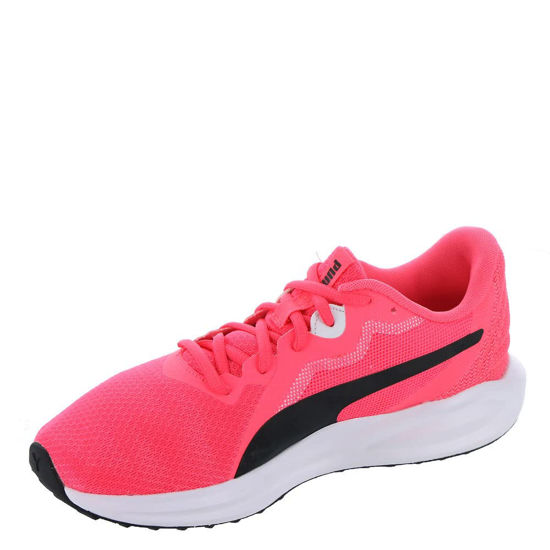 Picture of PUMA mens Twitch Runner Sneaker, Sunset Glow-puma Black, 9.5 US - Size: 9.5