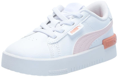 Picture of PUMA Kids Jada Alternative Closure Sneaker, White-Frosty Pink-Poppy Pink, 4 US Unisex Toddler - Size: 4 Toddler