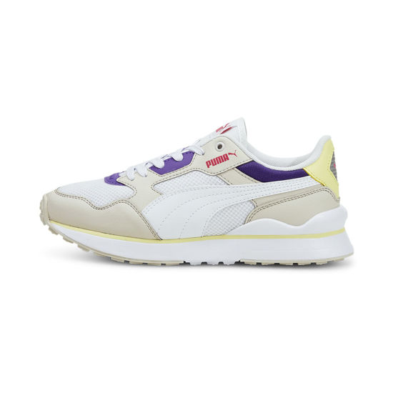 Picture of PUMA R78 Sneaker, Nimbus Cloud White-Prism Violet, 4 US Unisex Big Kid - Size: 4 Big Kid