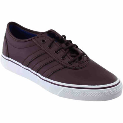 Picture of adidas Skateboarding Unisex Adi-Ease Dark Burgundy/Footwear White/Mystery Ink Synthetic 6 Men / 7 Women M US - Size: 7 Women/6 Men