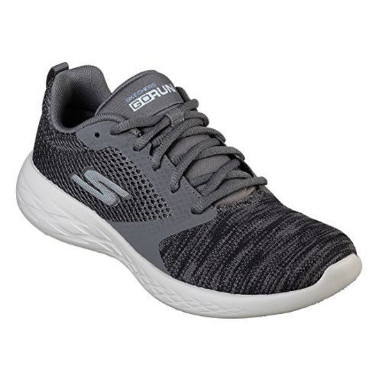 Picture of Skechers Women's GO Run 600 Reactor Sneaker Charcoal/Blue 6.5 M US - Size: 6.5 M US