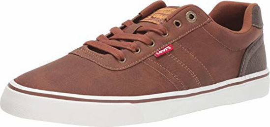 Picture of Levi's Mens Miles Tumbled WX Rubber Sole Casual Fashion Sneaker Shoe, Tan/Brown, 13 M - Size: 13