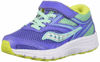 Picture of Saucony Girls' Cohesion 12 A/C Sneaker, Periwinkle/Turquoise, 3.0 Medium US Little Kid - Size: 3 Little Kid