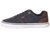 Picture of Levi's Mens Miles Tumbled WX Rubber Sole Casual Fashion Sneaker Shoe, Navy/Tan, 10 M - Size: 10