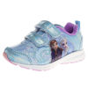 Picture of Disney Frozen Shoes for Girls - Princess Anna and Elsa Shoes - Toddler Light up Sneakers Character Lightweight Tennis Breathable Athletic LED Running Shoes - Blue Pink (Size 7 Toddler) - Size: 7 Toddler