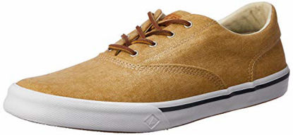 Picture of Sperry Men's Striper II Cvo Sneaker, Tan Chino, 10 Wide - Size: 10 Wide