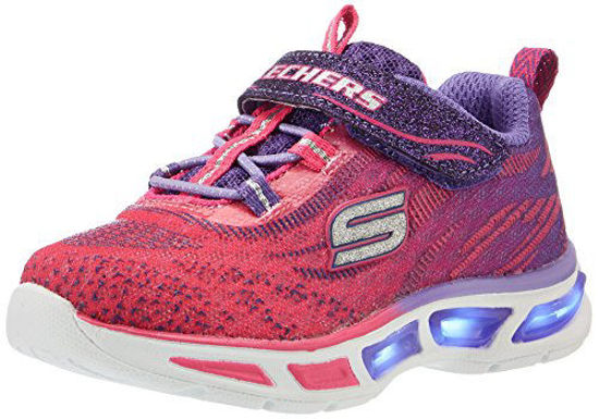 Picture of Skechers Kids Girls' Litebeams-Colorburst Sneaker, Hot Pink/Purple, 2 M US Little Kid - Size: 2 M US Little Kid