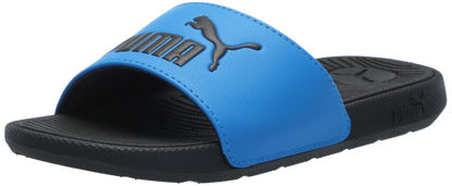 Picture of PUMA Cool Cat Sandal Slides Sandal Slides, Future Blue Black, 7 US Unisex Big Kid - Size: 7 Big Kid