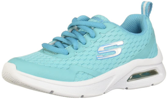 Picture of Skechers girls Microspec Max Sneaker, Aqua, 6 Toddler US - Size: 6 Toddler