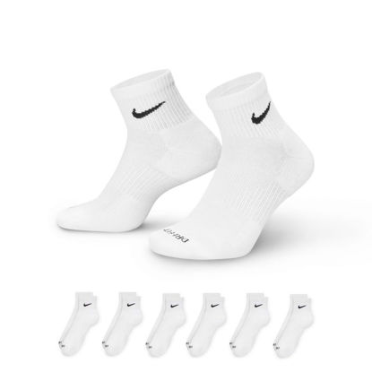 Picture of Nike Women's Everyday Plus Cushioned, White/Black, L - Size: Large