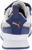 Picture of PUMA Kids' R78 Hook and Loop Sneaker, White-Gray Violet-Elektro Blue - Size: 3.5 Little Kid