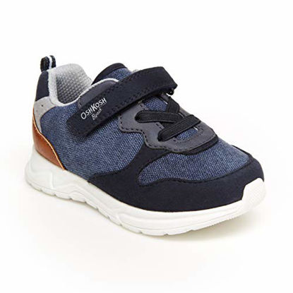 Picture of OshKosh B'Gosh Boy's Spears Athletic Sneaker, Navy, 10 Toddler - Size: 10 Toddler