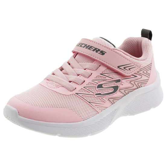 Picture of Skechers Kids Girls MICROSPEC-Bold Delight Sneaker, Light Pink, 3 Little Kid - Size: 3 Little Kid