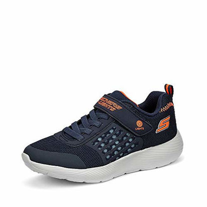 Picture of Skechers baby boys Dyna-lights Sneaker, Navy/Orange, 6 Toddler US - Size: 6 Toddler