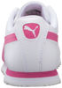 Picture of PUMA Girls' Roma Basic PS-K Sneaker, White/Fuchsia Patent, 3.5 M US Big Kid - Size: 3.5 Big Kid