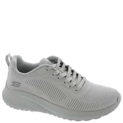 Picture of Skechers womens Sport - Squad Chaos - Face Off, Light Gray, 11 - Size: 11