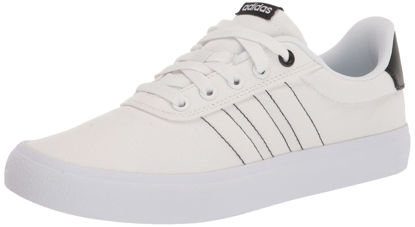 Picture of adidas Vulc Raid3r Skate Shoe, White/White/Core Black, 6 US Unisex Big Kid - Size: 6 Big Kid