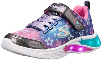 Picture of Skechers Kids Girls Star Sparks Sneaker, Navy/Multi, 11 Little Kid - Size: 11 Little Kid