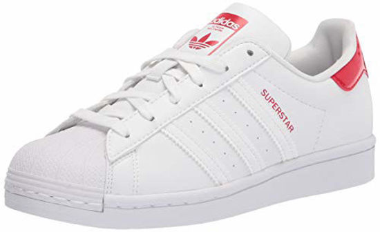 Picture of adidas Originals Kids Superstar Sneaker, White/White/Scarlet, 10 US Unisex Toddler - Size: 10 Toddler