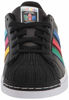 Picture of adidas Originals unisex-baby Superstar Elastic, Black/Green/White, 6 M US - Size: 6 Toddler