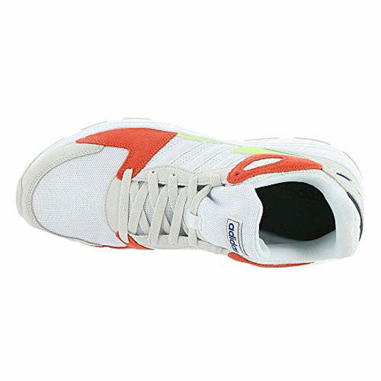 Picture of adidas Men's Chaos Footwear White/True Orange Ankle-High Leather Sneaker - 12M - Size: 12