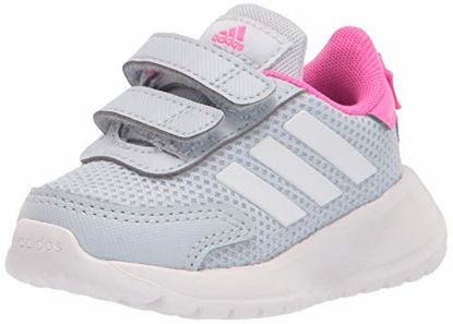 Picture of adidas unisex child Tensor Running Shoes, Halo Blue/White/Screaming Pink, 11 Little Kid US - Size: 11 Little Kid