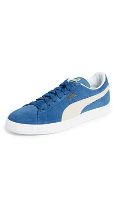 Picture of PUMA Suede Classic Sneaker,Olympian Blue/White,14 M US Men's - Size: 14