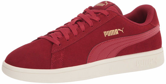 Picture of PUMA Men's Smash 2 Sneaker, Red Dahlia-Red Dahlia-Team Gold-Whisper White, 10 - Size: 8.5 Women/10 Men