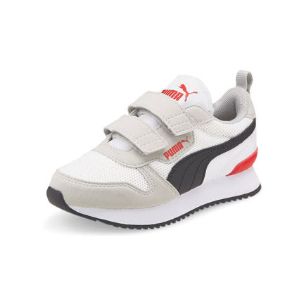 Picture of PUMA R78 V (Toddler) Puma White/Puma Black/High-Risk Red 4 Toddler M - Size: 4 Toddler