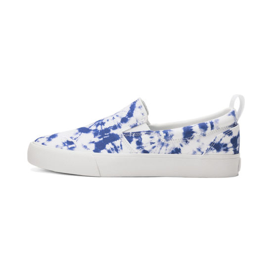 Picture of PUMA Bari 20 Slipon Comfort Shibori Twin Gore Womens Slip On 95 BM US WhiteBlue - Size: 9.5