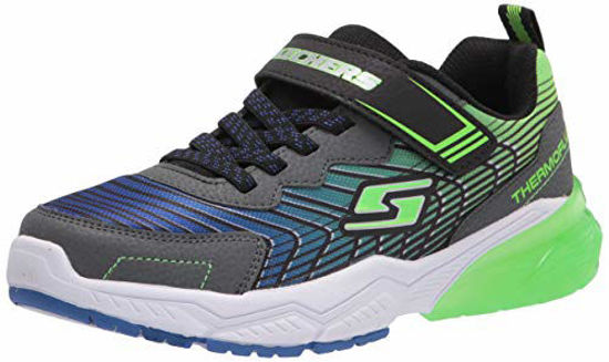 Picture of Skechers boys Sport, Sport, Skechers Sport Sneaker, Black/Blue/Lime, 2.5 Wide Little Kid US - Size: 2.5 Wide Little Kid