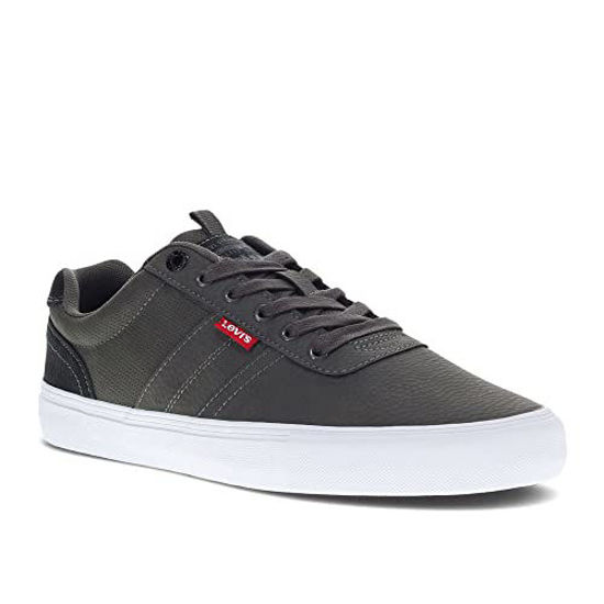 Picture of Levi's Mens Miles WX Stacked Classic Casual Sneaker Shoe, Charcoal/Black, 9.5 M - Size: 9.5