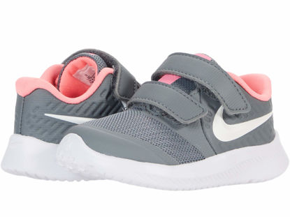 Picture of Nike Baby Boy's Star Runner 2 (Infant/Toddler) Smoke Grey/White/Sunset Pulse/Black 4 Toddler M - Size: 4 Toddler