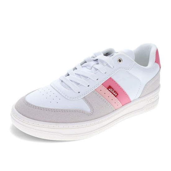 Picture of Levi's® Women's Drive Lo Sneaker, White/Cement/Pink, 8.5 - Size: 8.5