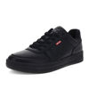 Picture of Levi's Mens Drive Lo Synthetic Leather Casual Lace Up Sneaker Shoe, Black Mono, 12 M - Size: 12