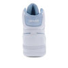 Picture of Levi's Womens Drive Hi Synthetic Leather Casual Hightop Sneaker Shoe, White/Blue, 9 M - Size: 9