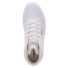 Picture of Levi's Womens Drive Hi Synthetic Leather Casual Hightop Sneaker Shoe, White Mono, 7 M - Size: 7