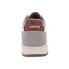 Picture of Levi's Mens Drive Lo Synthetic Leather Casual Lace Up Sneaker Shoe, White/Cappuccino/Mocha, 8 M - Size: 8