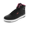 Picture of Levi's Kids Drive Hi Synthetic Leather Casual Hightop Sneaker Shoe, Black/Pink, 12 M - Size: 12 Little Kid