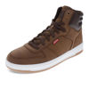 Picture of Levi's Mens Drive Hi CBL Vegan Leather Casual Hightop Sneaker Shoe, Tan/Brown, 9.5 M - Size: 9.5