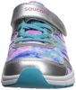 Picture of Saucony Girls' Flash A/C Sneaker, Silver/Multi, 4.5 W US Big Kid - Size: 4.5 Wide Big Kid