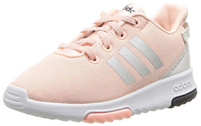 Picture of adidas Kids CF Racer TR Running Shoe, Haze Coral/Metallic Silver/White, 9K M US Toddler - Size: 9 Big Kid