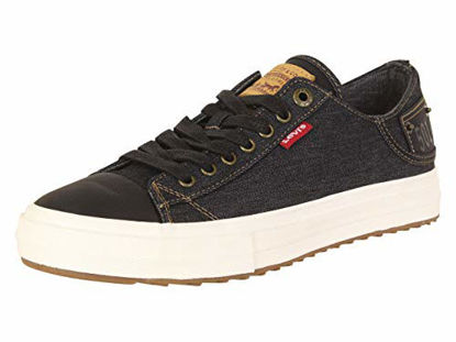 Picture of Levi's Mens Neil Lo 501 Denim Fashion Sneaker Shoe, Black, 9 M - Size: 9