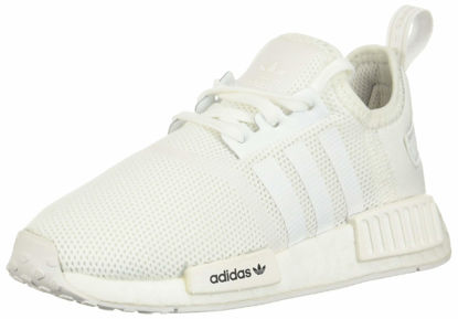 Picture of adidas Originals Unisex-Child NMD_r1 Elastic Sneaker, White/White/Crystal White, 6 Toddler - Size: 6 Infant